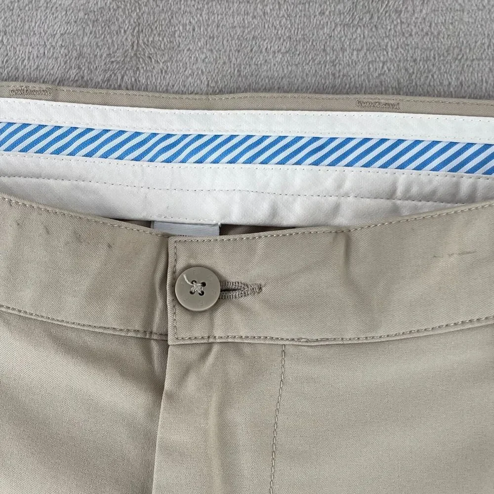 FootJoy Golf Pants Mens‎ 36x27 Khaki Tan Straight Performance Stretch Breathable